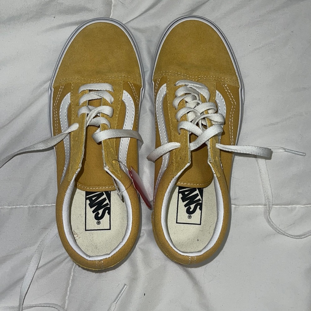 BRAND NEW unisex vans old skool golden yellow size Womens:5 Men’s:6.5